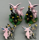 4 Pokemon Espeon Umbreon Prismatic Evolutions Figures & Pins Authentic Lot