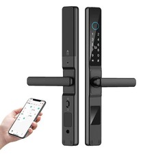 HIFAM Fingerprint Door Lock, TUYA APP Control Smart Lock Electronic Door Lock