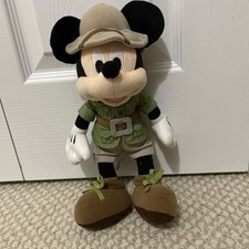 Disny Park Mickey Mouse Safari Exclusive Disney World Park,12" Plush