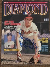 Autographed Brooks Robinson, Diamond Magazine