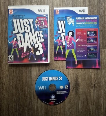 Just Dance 3 (Nintendo Wii, 2011) Complete w/ Manual - Tested Working