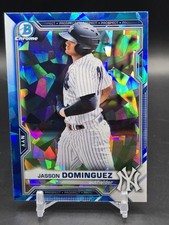 #BCP-13 Jasson Dominguez 2021 Bowman Chrome Prospects Blue Sapphire - Yankees