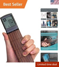 Beginner's Pocket Guitar Training Tool with Built-in Metronome Steel Strings