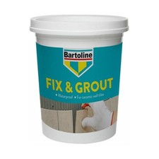 Bartoline Fix & Grout 500g 1kg Ready to Use Waterproof Tile Adhesive