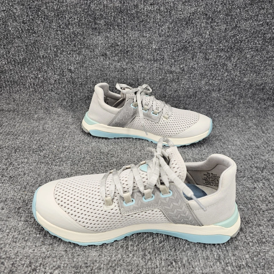 Olukai Wailuku Womens Size 9.5 Grey Mist Mesh Sneakers Lace UpShoes - Image 4 of 4