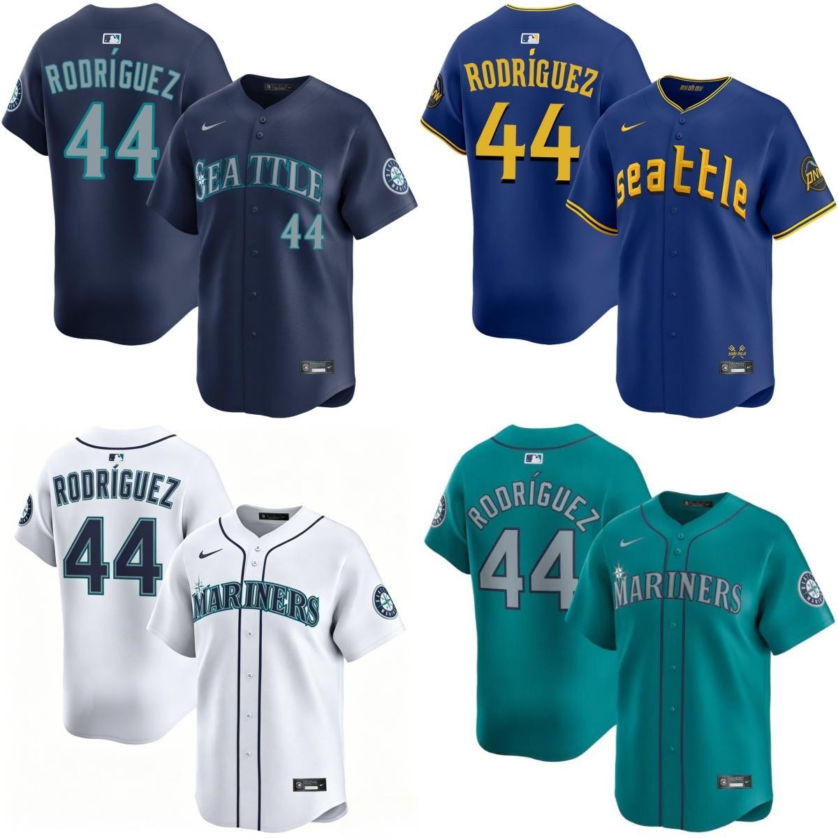 Julio Rodríguez Mariners All Stitched Jersey | eBay