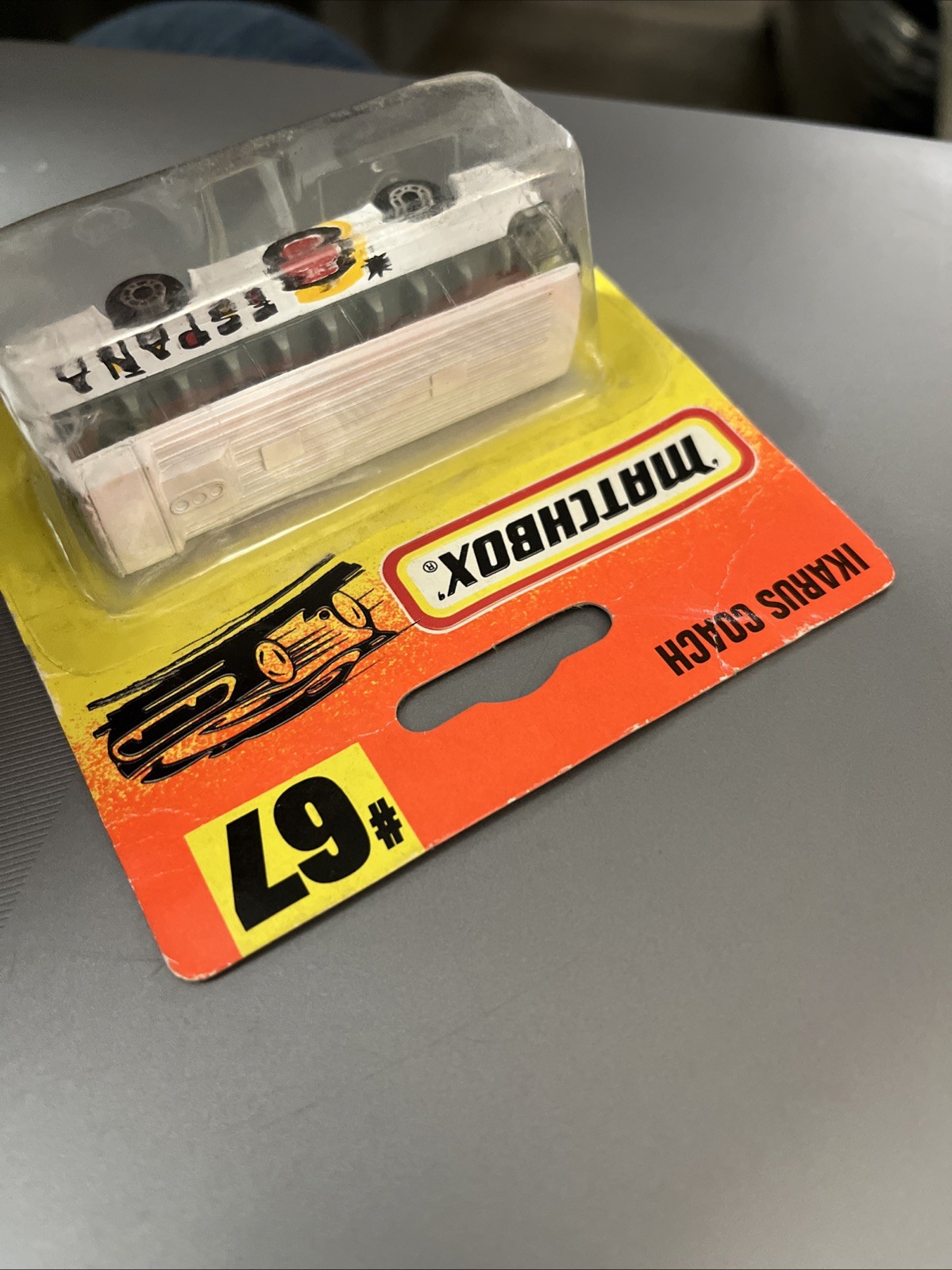 MATCHBOX #67 Ikarus Coach From España white thumbnail 5