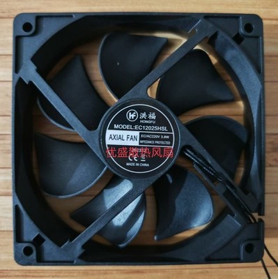1 PCS  HONGFU Fan MODEL EC12025HSL  EC/AC220V 3.8W 12025  12cm cooling fan @zx