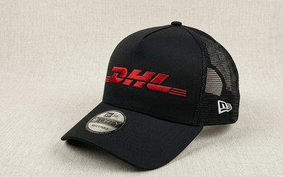 DHL Express Logistics Corporate Logo Trucker Hat Mesh Snapback Cap