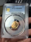 1909-S VDB PCGS MS64 RB Lincoln Wheat Cent Toned