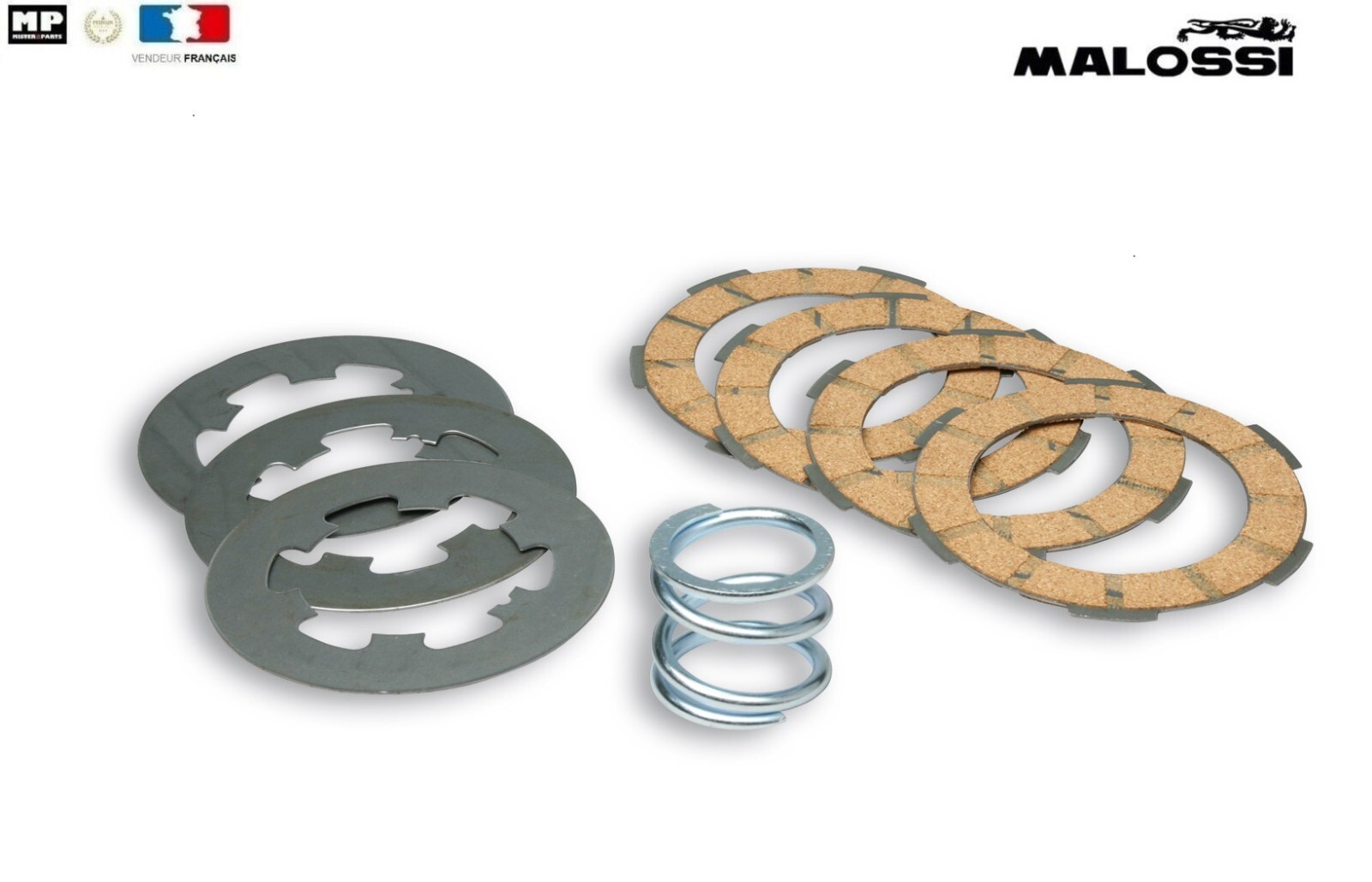 Kit disques embrayage Malossi anti-patinage pour Vespa ET3 125
