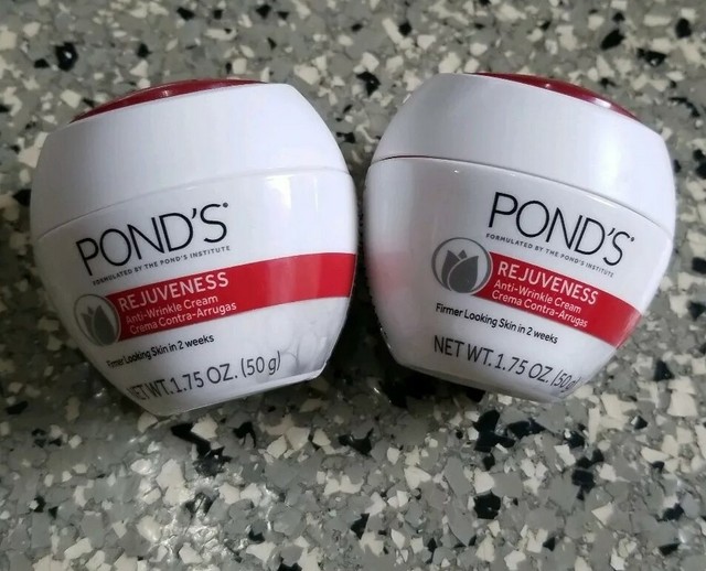 2 X POND'S PONDS REJUVENESS ANTIWRINKLE FACE CREAM 50g Each eBay