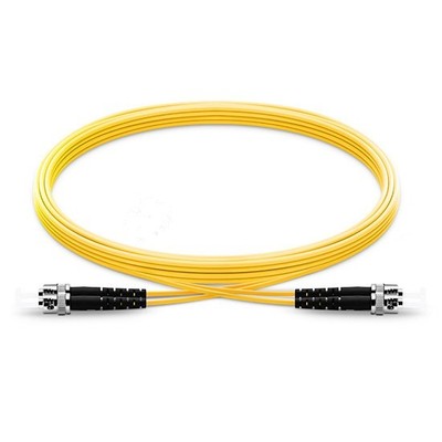 1M ST UPC to ST UPC Duplex 2.0mm PVC 9/125 Single Mode Fiber Patch Cable - 02416