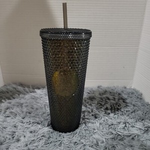 Fall 2020 Starbucks Studded Black Iridescent Tumbler 24oz Halloween