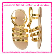  NWT GYMBOREE GIRLS 10 11 13 2 ISLAND BOW STRAP METALLIC GOLD SANDALS SHOES