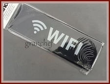 WIFI Information Sign ~ Durable  ~ Easy Adhesive Hanging ~ Brand New In Package