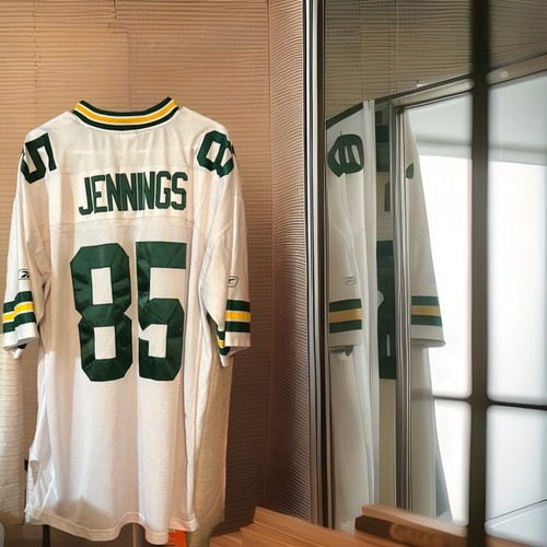 Reebok 2XL Green Bay Packers Greg Jennings Football ๐ Jersey - Picture 3 of 23