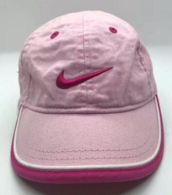 Nike Just Do It Girls Kids Cap Hat Pink 
