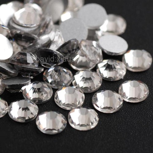1440p SS3(1.3mm) Glitter Nail Art Rhinestones Flatback Crystals Nails Decoration - Picture 11 of 37