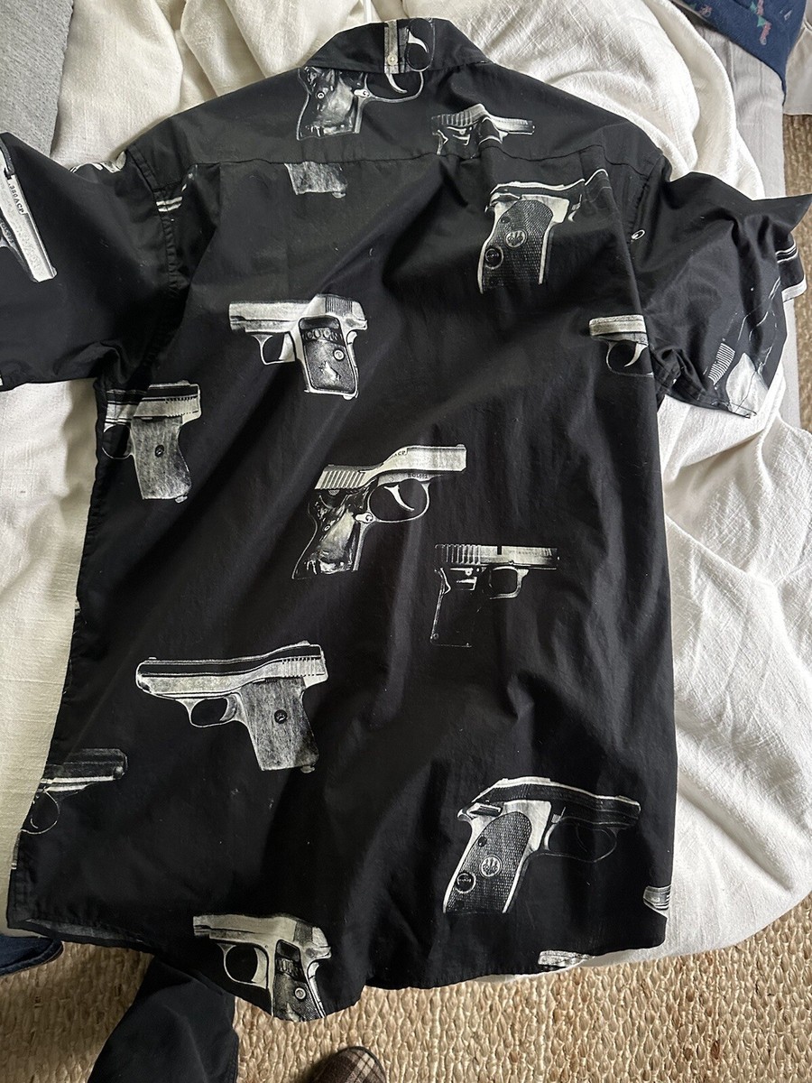 Supreme Guns Button Up Shirt SS13 Black Size Large Carti Supreme Guns Button Up Shirt SS13 Black Size Large Carti