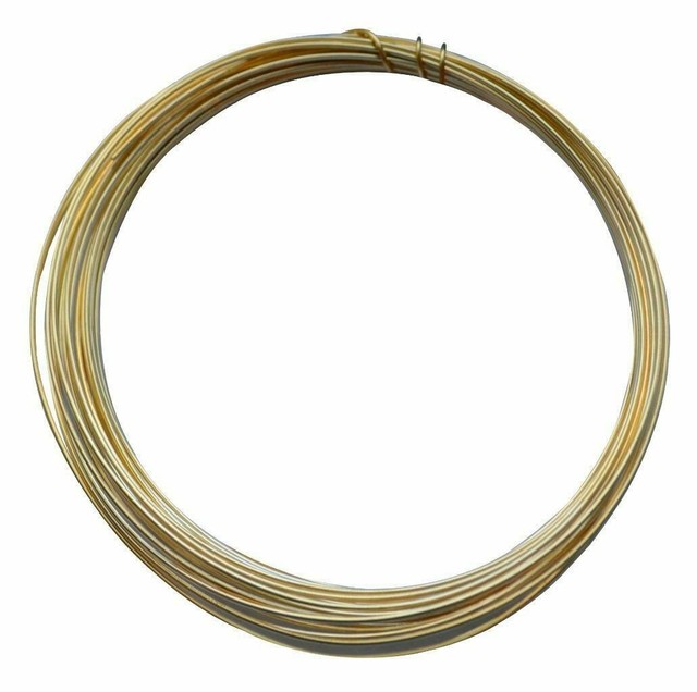 25' Round Dead Soft Red Brass Wire 18 Gauge Jewelry Making Jewelers