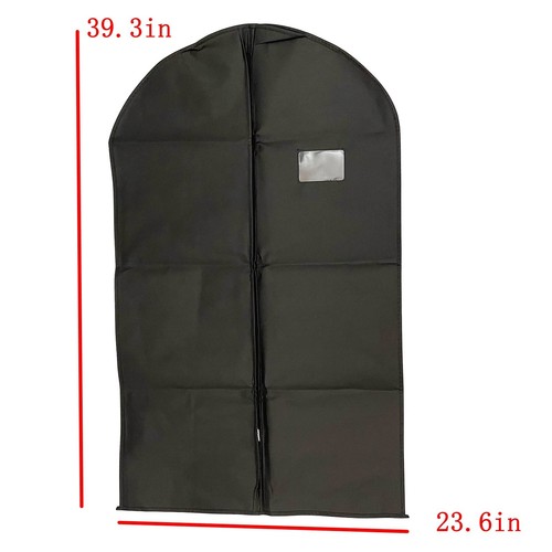 1 Stück Schwarz Staubdicht Aufbewahrungstasche für Kleidung Vliesstoff Hängetasche - Bild 4 von 14
