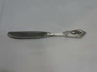 Wallace Sterling Silver Rose Point 1934 Butter Spreader Knife 6-1/4"