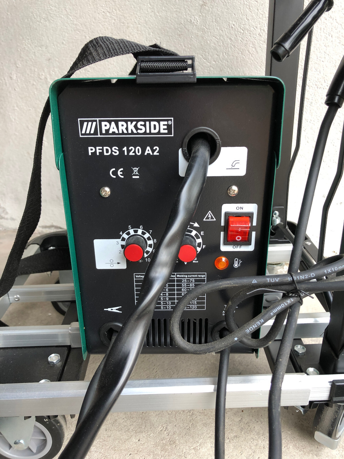 Parkside PFDS 120 A2 Fülldraht-Schweißgerät - Grün online kaufen  