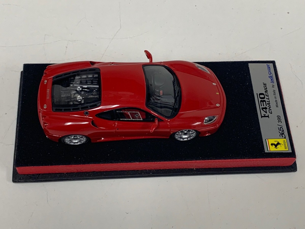 1/43 Looksmart Ferrari F430 Challenge in Red on custom Base