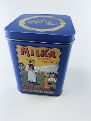 Milka Nostalgiedose Aufbewahrung Schachtel Schokolade Suchard Box