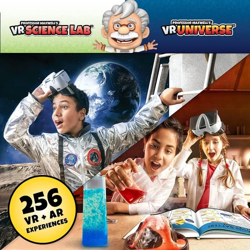 Professor Maxwell's---vr Science Lab & Vr Universe---virtual Reality 2 In 1