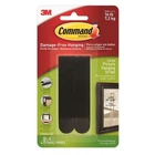 3M COMMAND | Large Black Adhesive Strips 17206BLK | Damage Free Picture Hanging