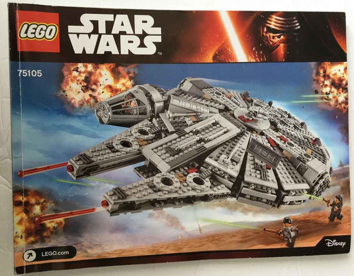 INSTRUCTION MANUAL BOOK LEGO Star Wars Falcon 75105 NO BRICKS | eBay