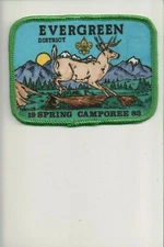 1983 Evergreen District Spring Camporee patch