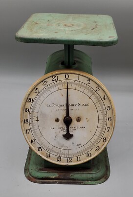 Vintage Columbia Family Scale, 24 lbs, by Landers Frary & Clark