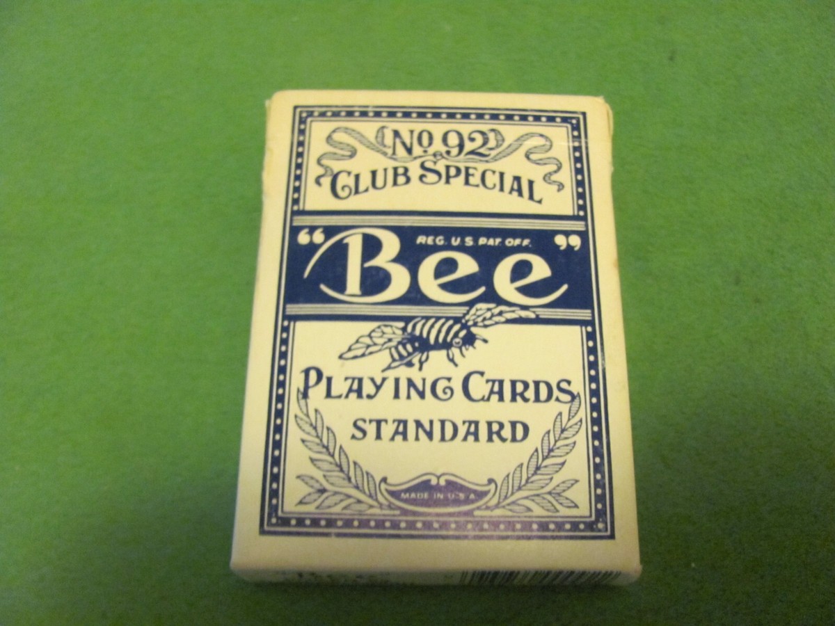 Vintage Bee Playing Card No 92 Club Special Back No. 67. | eBay