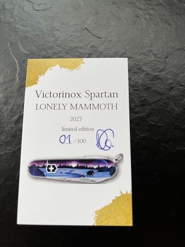 Spartan lonely Mammoth, limited edition 2023 Victorinox Schweizer Messer, rar - Bild 4 von 7