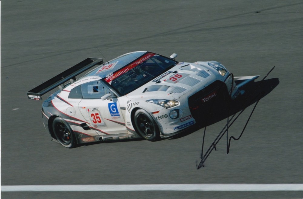 Darren Turner Autographed 9x6 Nissan Le Mans Racing Photo