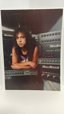KIRK HAMMETT METALLICA  MESA BOOGIE AMPLIFIERS - PRINT AD.  11X8.5   m1