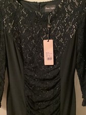 Phase  Eight Black Stephania Lace Dress, size 14, New with tags