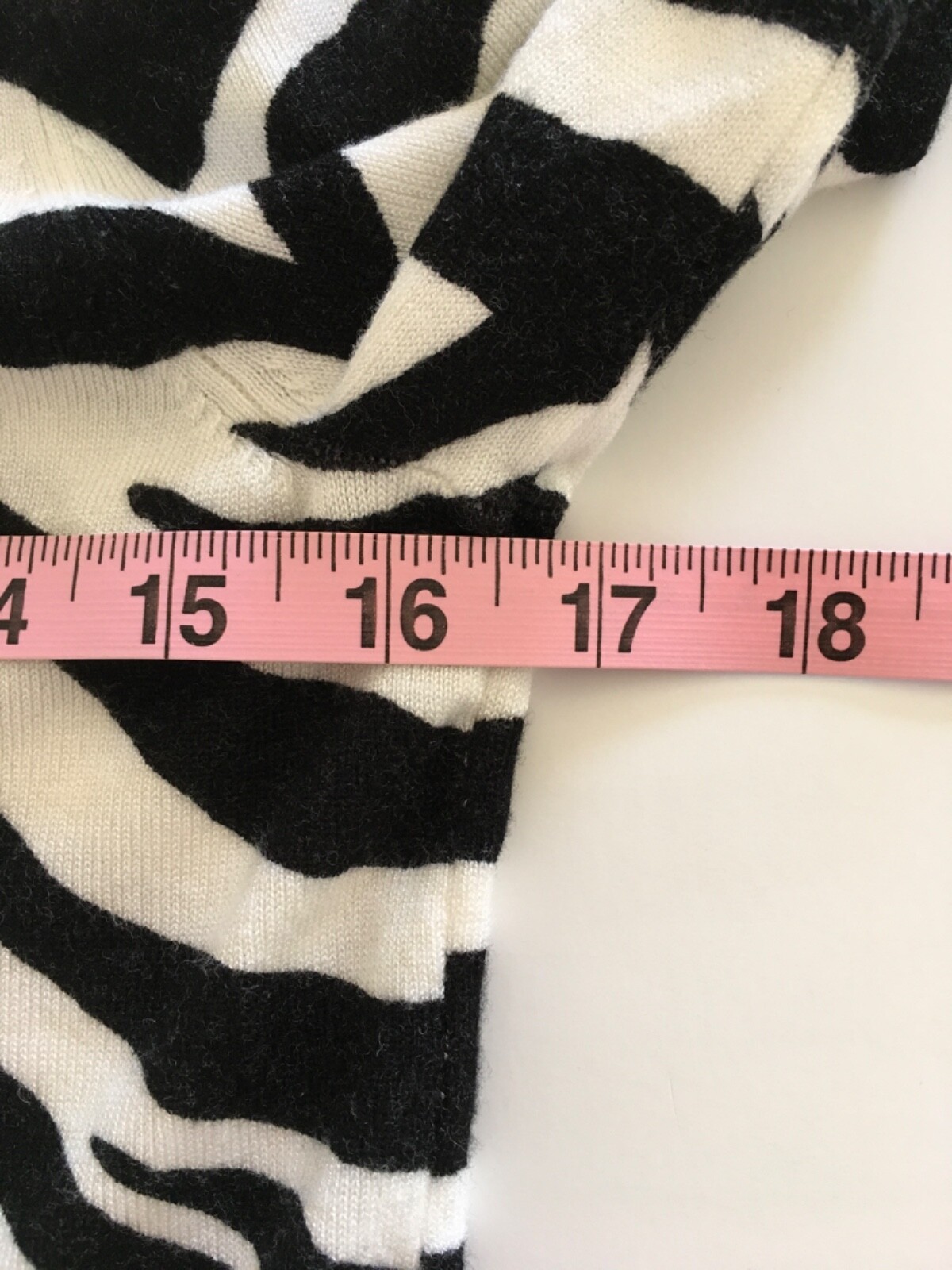 Chico's Zebra Pattern Zip Back Mindy Pullover Swe… - image 13