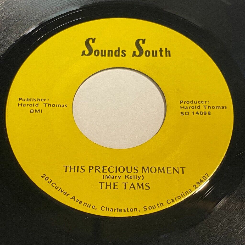 Modern Soul 7" 45 --- The Tams: This Precious Moment / Hey Girl - Sounds South