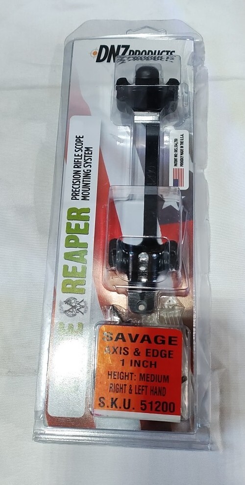 DNZ Products Game Reaper Scope Mount Savage Axis or Edge, Med 1in eBay