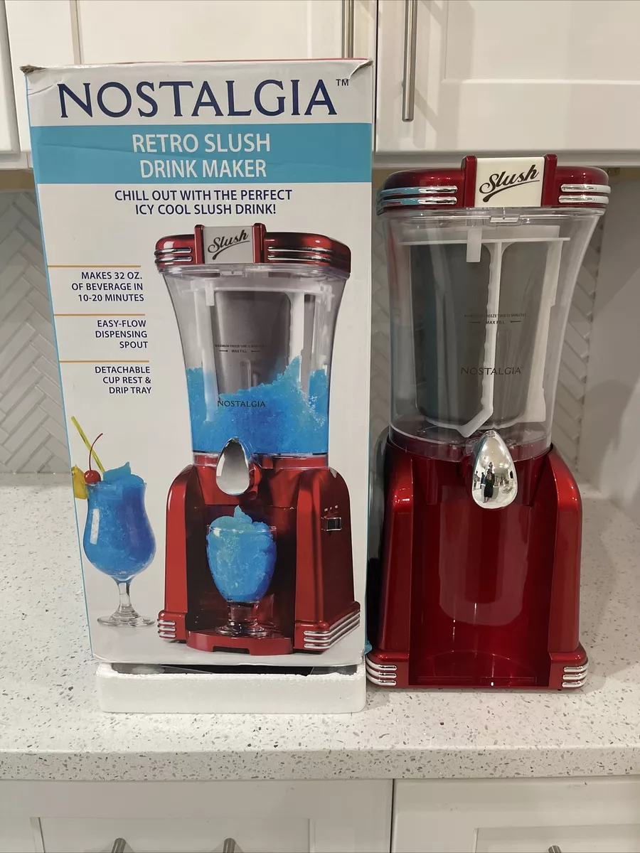 Nostalgia SM32RR 32-Ounce Retro Slush Drink Maker - Red, Large