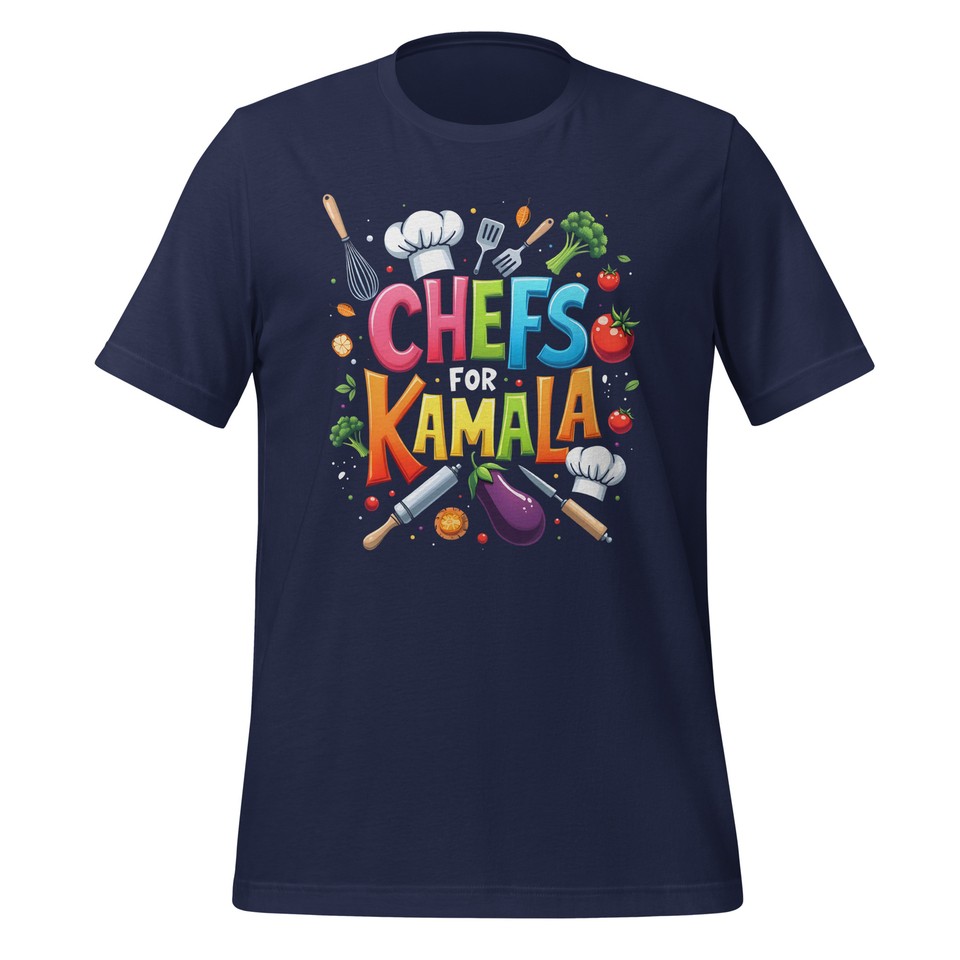 Chefs for Kamala Fun Chef Design, Political Support Tee, Kitchen