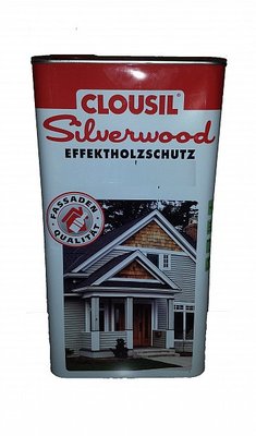 4 /l Clousil Silverwood Holzschutzlasur Holzlasur Effektholzschutz Lasur  Clou
