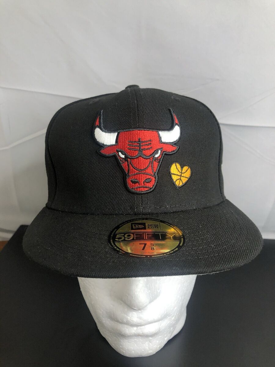 New Era 59Fifty Fitted 7 5/8 Hat Cap Chicago Bulls Love New Era 59Fifty Fitted 7 5/8 Hat Cap Chicago Bulls Love