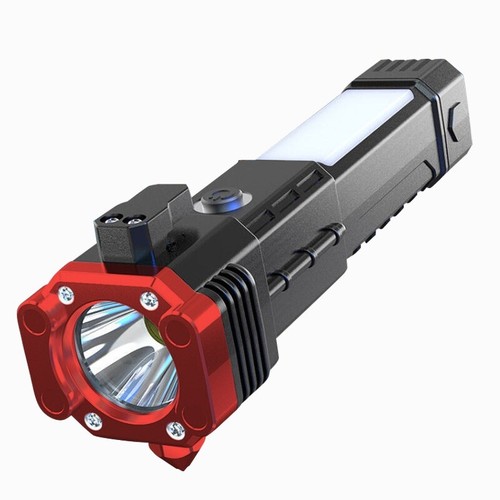Multifunctional Safety Hammer Auto Repair Work Light Outdoor Bright Flashlight - Picture 13 of 15