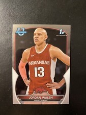 2023 Bowman University Chrome 1st #81 Jordan Walsh Ark Razorbacks Boston Celtics
