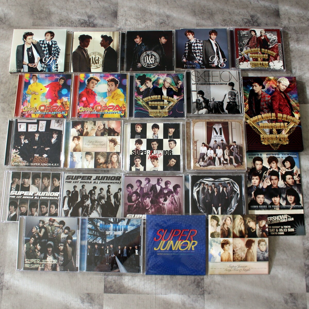 SET x23 Super Junior Japan CD D&E DONGHAE EUNHYUK Present Ride me